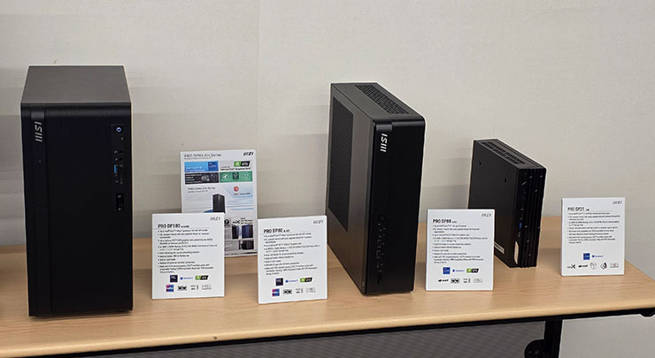 MSI 電競顯示器全面導入 AI 技術,完美防護面板、優化設定全自動~桌機產品整合 Edge AI 實現完美體驗! - 阿祥的網路筆記本 全新 MSI DP 系列商務桌機。