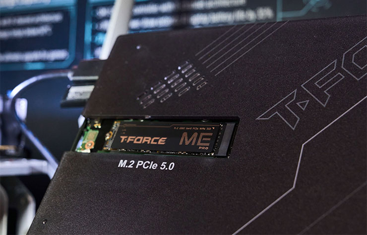 T-FORCE ME PRO PCIe 5.0 M.2 固態硬碟採用先進製程的主控晶片，功耗表現更佳。