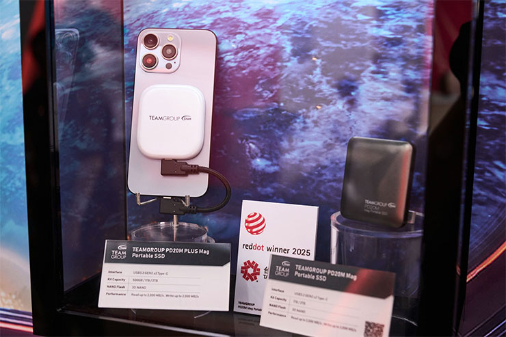 針對 iPhone 外接便利擴充使用的磁吸 SSD，包括 PD20M 和 PD20M Plus 兩種款式。