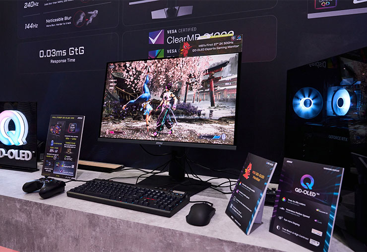 COMPUTEX 2025:微星全線新品全公開!6 大亮點一次看! - 阿祥的網路筆記本 MAG 272QP QD-OLED X50 同樣為 27 吋 2K 規格,支援 500Hz 高更新率。