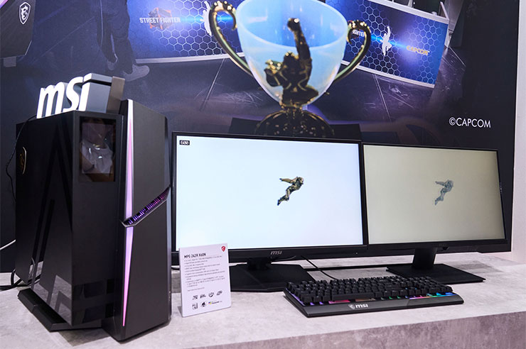 COMPUTEX 2025:微星全線新品全公開!6 大亮點一次看! - 阿祥的網路筆記本 MAG 242R X60N(圖左) 擁有超高的 600Hz 更新率,顯示高速動態的內容依舊清晰。