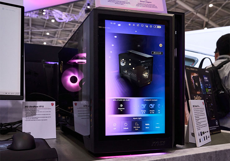 COMPUTEX 2025:微星全線新品全公開!6 大亮點一次看! - 阿祥的網路筆記本 MEG VISION X AI 2nd 的 HMI 也能自定義不同的佈景風格、工具類型與快捷應用。