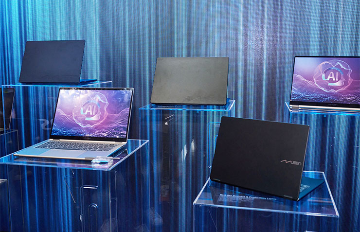 COMPUTEX 2025:微星全線新品全公開!6 大亮點一次看! - 阿祥的網路筆記本 微星明年度的商務新機概念機也在現場提前曝光。