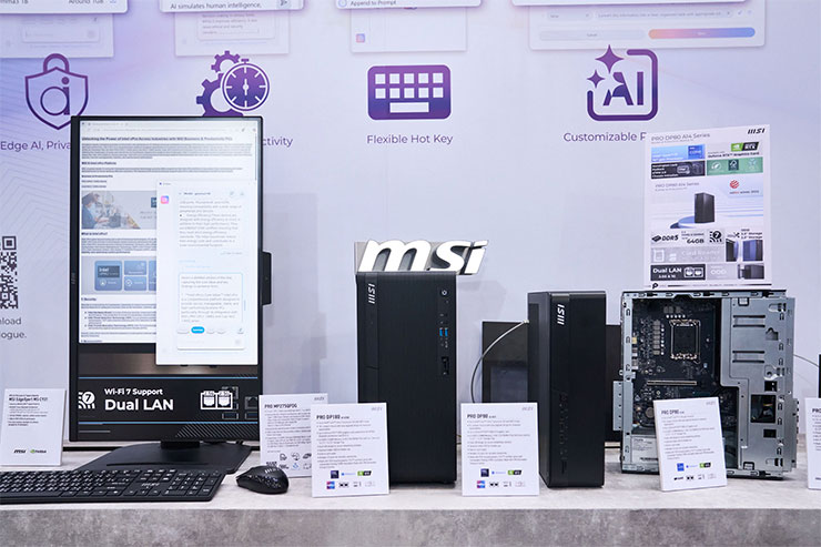 COMPUTEX 2025:微星全線新品全公開!6 大亮點一次看! - 阿祥的網路筆記本 微星的商務主機 PD 系列。