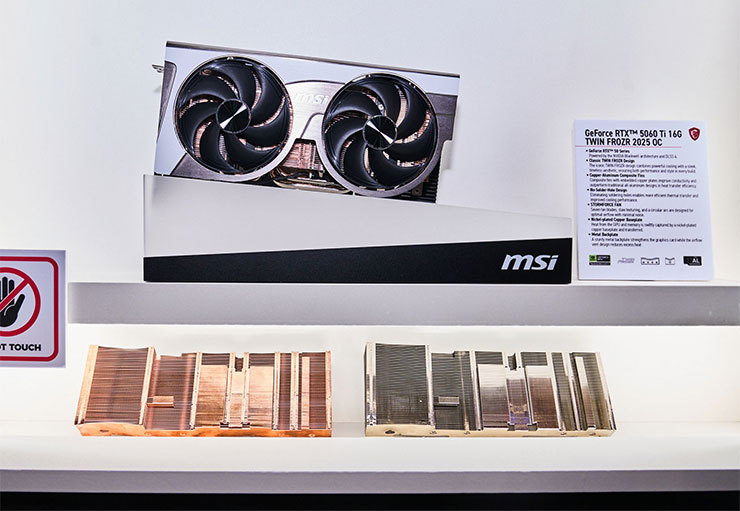 COMPUTEX 2025:微星全線新品全公開!6 大亮點一次看! - 阿祥的網路筆記本 GeForce RTX 5060 Ti TWIN FROZR 2025 OC