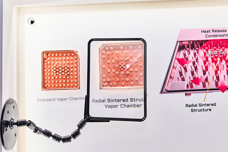 COMPUTEX 2025:微星全線新品全公開!6 大亮點一次看! - 阿祥的網路筆記本 現場也展示了微星顯示卡全新的均溫板內部結構。