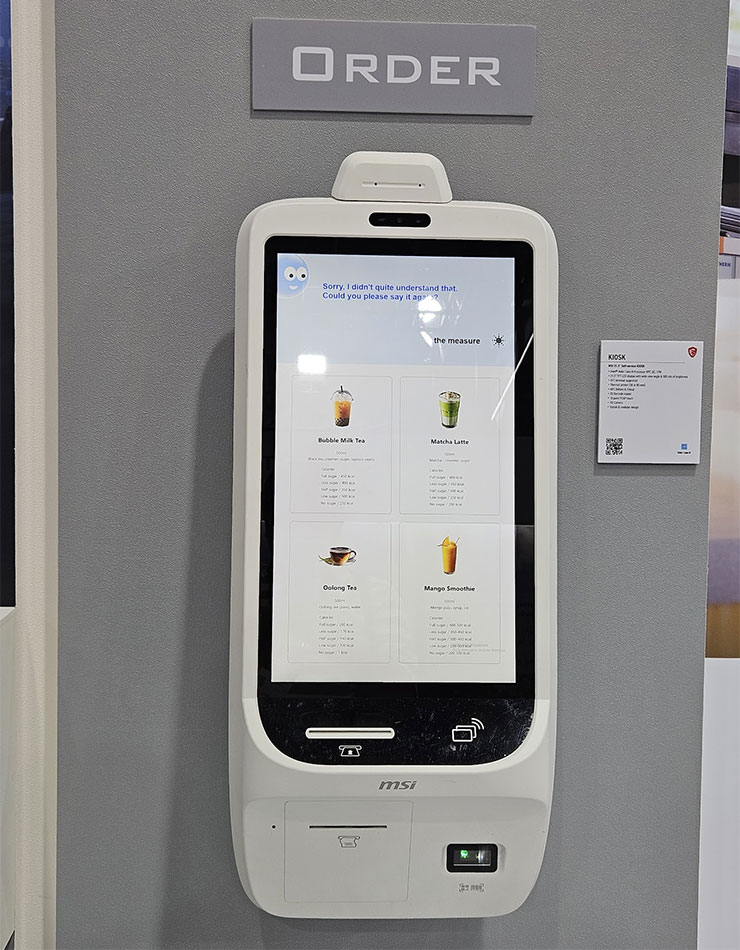 COMPUTEX 2025:微星全線新品全公開!6 大亮點一次看! - 阿祥的網路筆記本 沒想到微星也有做點餐機呢