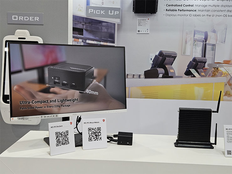 COMPUTEX 2025:微星全線新品全公開!6 大亮點一次看! - 阿祥的網路筆記本 適用於店面、零售的緊湊型主機。