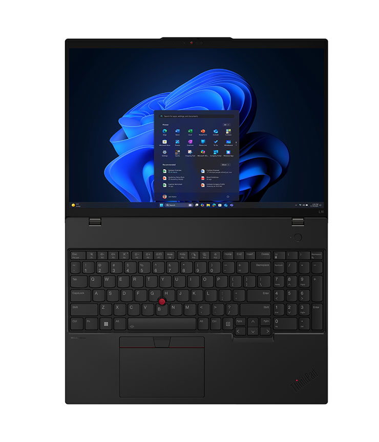 ThinkPad L16 Gen 2提供靈活的配置選項、螢幕尺寸與功能組合，適合大規模部署與個性化應用