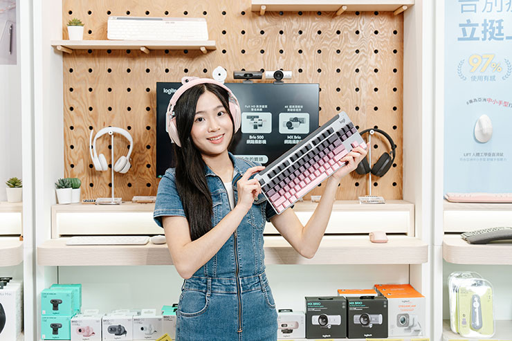 Logitech 羅技 618 購物節來了!商務與電競裝備雙主打! - 阿祥的網路筆記本 Logitech K855 藍牙機械鍵盤推出多色鍵帽系列,提供使用者展現個人風格