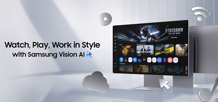 Smart Monitor M9 搭載 Samsung Vision AI 