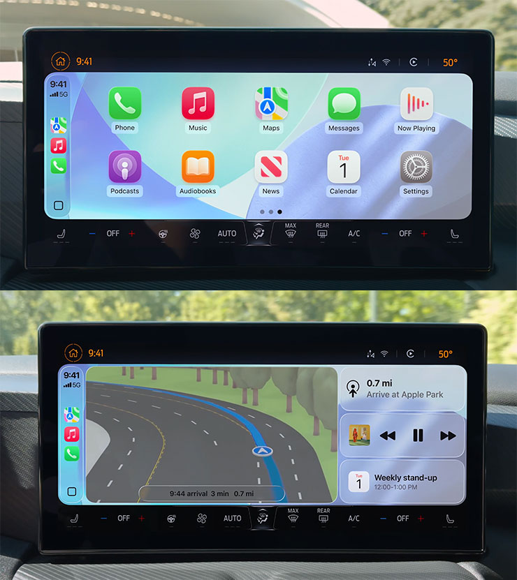 CarPlay 也擁有全新介面