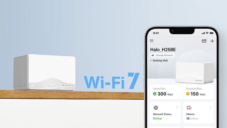 水星網路 Mercusys 618 購物節開跑!多品項限時下殺半價!新機 Halo H25BE 強勢開賣! - 阿祥的網路筆記本 Halo H25BE BE3600 完整家庭 Mesh Wi-Fi 7 系統 延續 Mercusys 一貫強調的「簡單好用」精神,透過專屬的 MERCUSYS App 提供完整中文化操作介面,只需三步驟即可完成部署