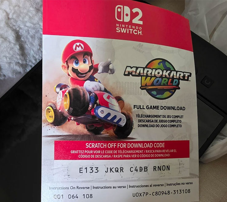 使用燒錄卡就變磚!Nintendo Switch 2 買二手當心買到「被鎖機」! - 阿祥的網路筆記本 網友購買的「開箱退貨」同綑機,裡面的序號已被刮開,但不知是否已被使用過了