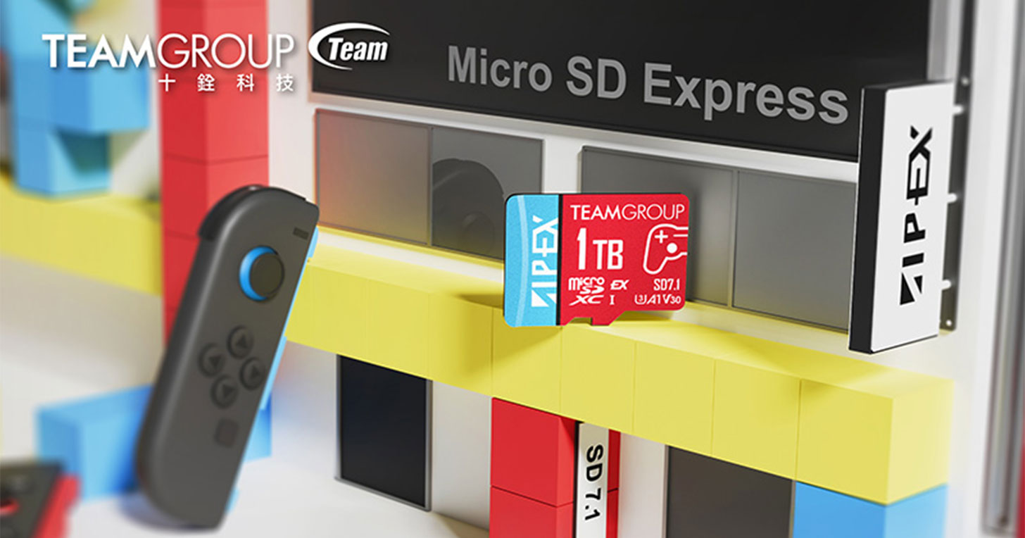 Nintendo Switch 2 必備！十銓推出 TEAMGROUP APEX SD7.1 MicroSD Express 記憶卡，一卡輕鬆裝下 30 款 3A 遊戲！ - 阿祥的網路筆記本