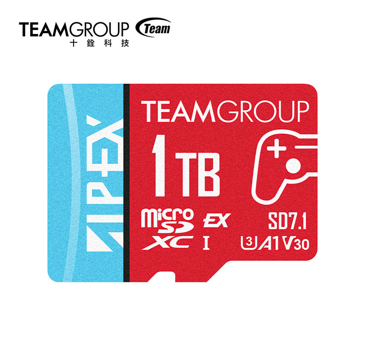 TEAMGROUP APEX SD7.1 MicroSD Express 記憶卡 1TB