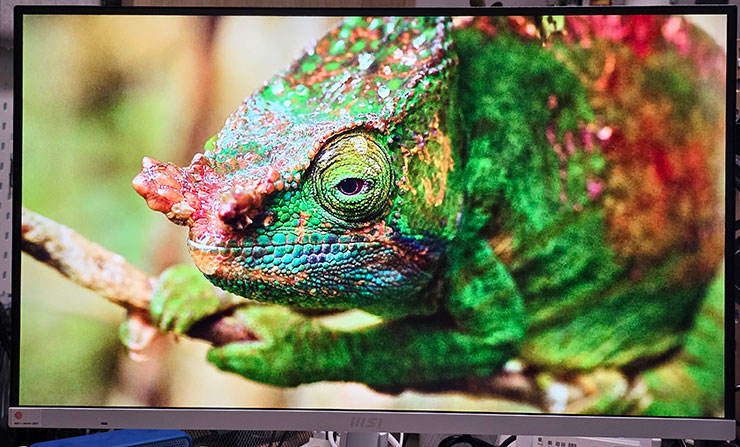 MSI Modern MD272UPSW 開箱實測:一台抵兩台~27 吋 4K 高畫質,內建 Google TV 輕鬆享受串流影音娛樂! - 阿祥的網路筆記本 無論畫質的細節、色彩飽和度與立體感的表現都很不錯。