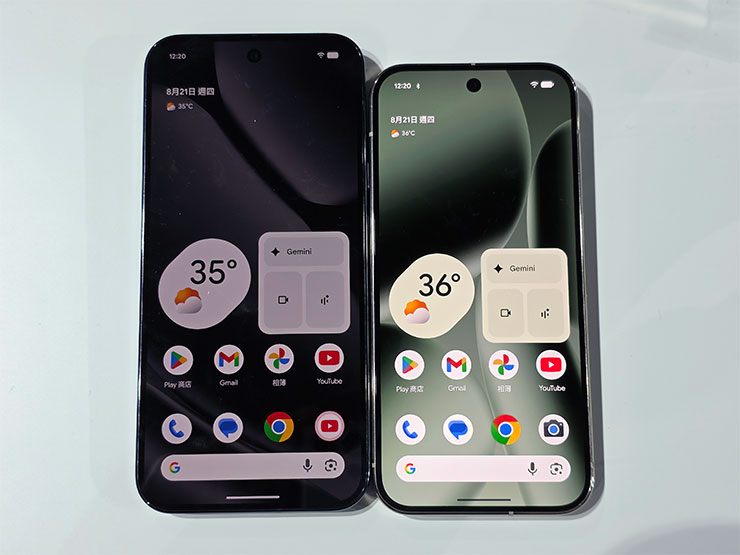 Google 在台推出 Pixel 10 系列、Pixel Watch 4 與 Pixel Buds 2a,8/28 後陸續上市 - 阿祥的網路筆記本 Pixel 10 Pro 與 Pixel 10 Pro XL 正面螢幕