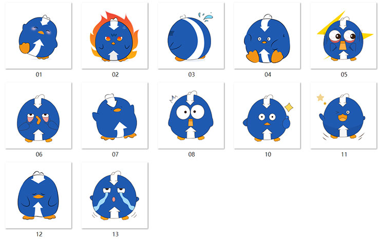EaseUS 21 周年生日慶:Slogan海報設計徵求你的創意!大獎等你來拿! - 阿祥的網路筆記本 另一個吉祥物企鵝更是超萌超可愛,圓滾滾的造型搭配各種不同情緒的表情,簡直就可以鍺來當作 LINE 的表情貼圖啦!