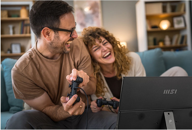 MSI 推出全新便攜顯示器 PRO MP165 E6!輕薄行動力,隨處工作超 Easy! - 阿祥的網路筆記本 即插即用,連接更直覺