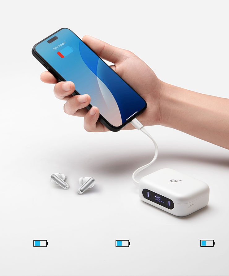 P41i 以「耳機、行動電源二合一」的嶄新設計，為行動娛樂帶來突破