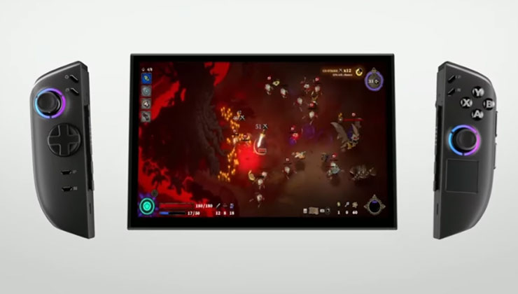 Lenovo Legion Go Gen2 採用磁吸式可分離式手把設計