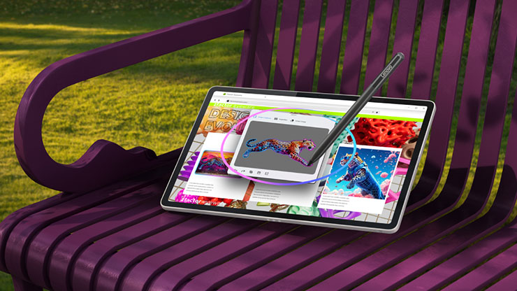 全新 Yoga Tab 專為專業創意工作者與數位原生世代而生，可搭配 Lenovo Tab Pen Pro 觸控筆使用，體驗更強大的手繪轉圖像功能