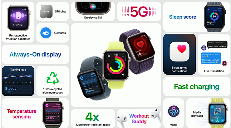 Apple 推出 iPhone 17 | iPhone 17 Pro 系列與 iPhone Air,處理器與相機皆升級,最大儲存容量 2TB! - 阿祥的網路筆記本 Apple Watch SE3 產品特色一覽