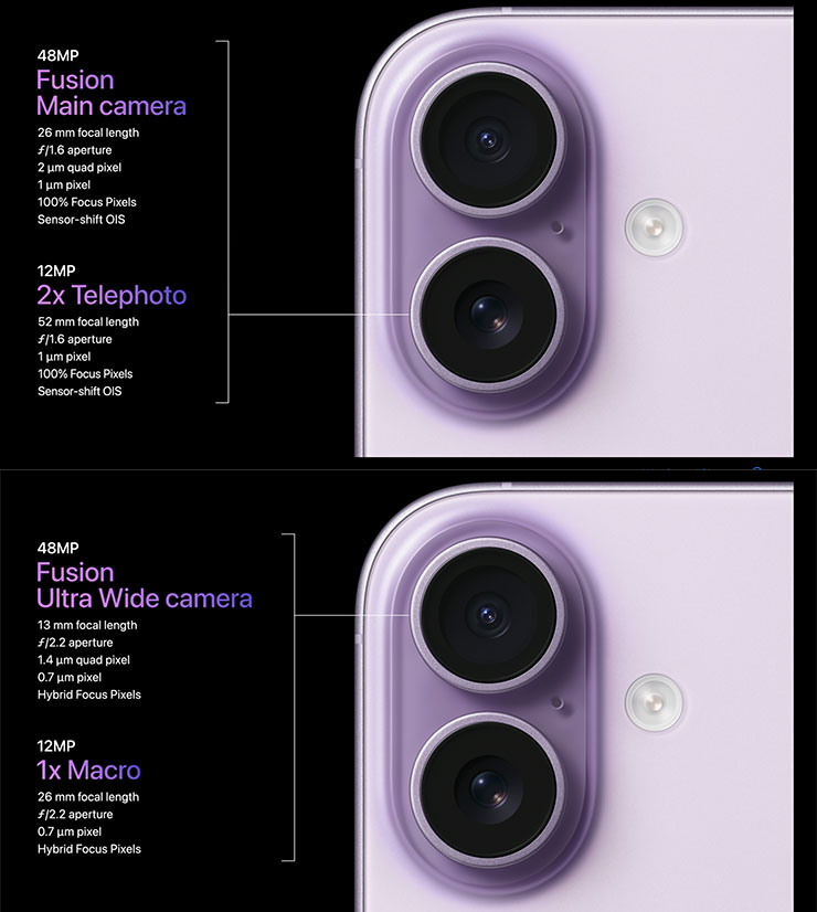 Apple 推出 iPhone 17 | iPhone 17 Pro 系列與 iPhone Air,處理器與相機皆升級,最大儲存容量 2TB! - 阿祥的網路筆記本 iPhone 17 相機規格