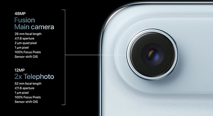 Apple 推出 iPhone 17 | iPhone 17 Pro 系列與 iPhone Air,處理器與相機皆升級,最大儲存容量 2TB! - 阿祥的網路筆記本 iPhone 17 Air 相機規格