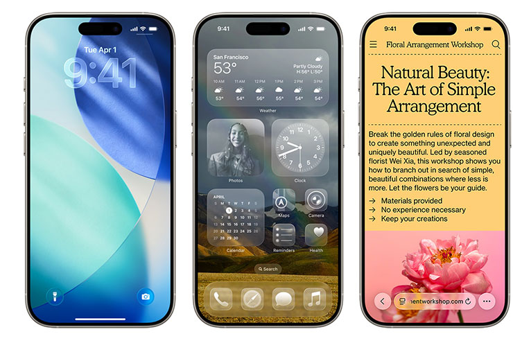 iOS 26 要來了!更新前請先確認這 7 件事! - 阿祥的網路筆記本 iOS 26 全新的 Liquid Glass 介面風格