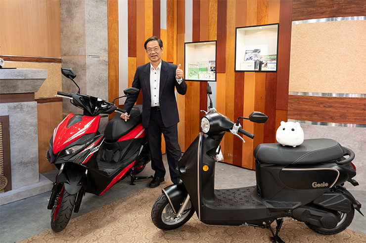 光陽集團董事長柯俊斌看好今年的機車市場