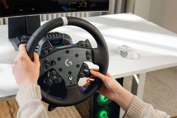 「Logitech G PLAY」電競主題月四款新品登場!電競全周邊一次解鎖! - 阿祥的網路筆記本 RS50 模擬賽車方向盤再提升真實賽道般的駕馭震動與操控手感