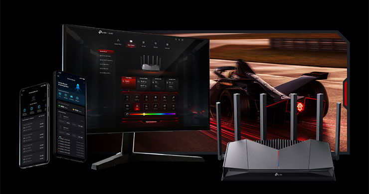 Archer GE400內建專用遊戲面板可即時監控網路狀態，打造完全客製化的遊戲氛圍。
