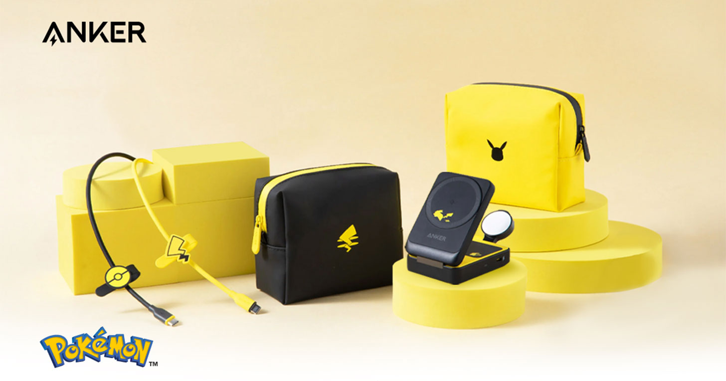 ANKERｘ寶可夢台日限定聯名！三合一磁吸無線充電座、充電線與造型收納包 10/1 預購開跑！ - 阿祥的網路筆記本