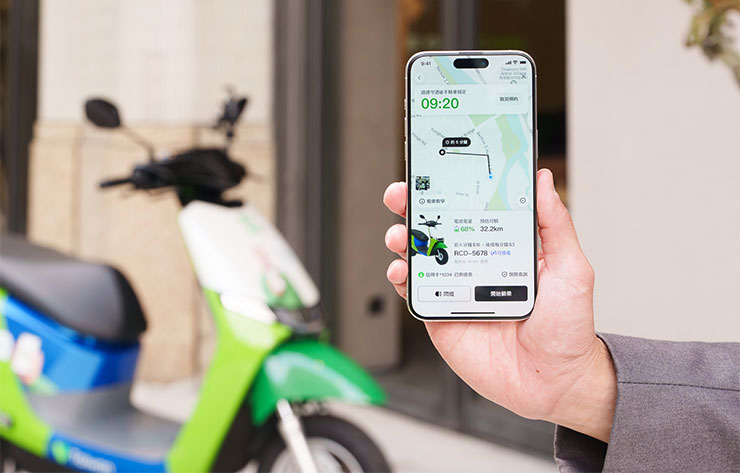LINE GO 共享機車涵蓋五大城市，支援隨租隨還，滿足單向短程或跨城旅遊等多元情境