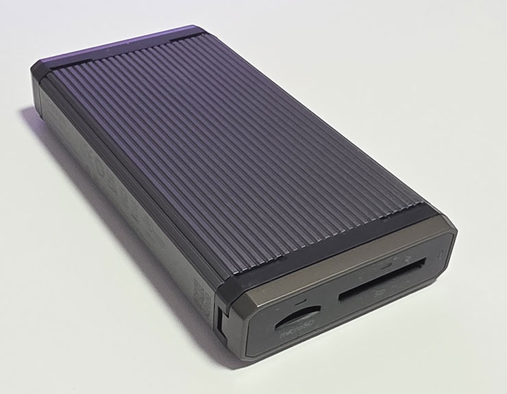 搭配實測的 SANDISK PRO-READER 讀卡機，應該是現階段市面上唯有支援 SD Eppress 的讀卡機。