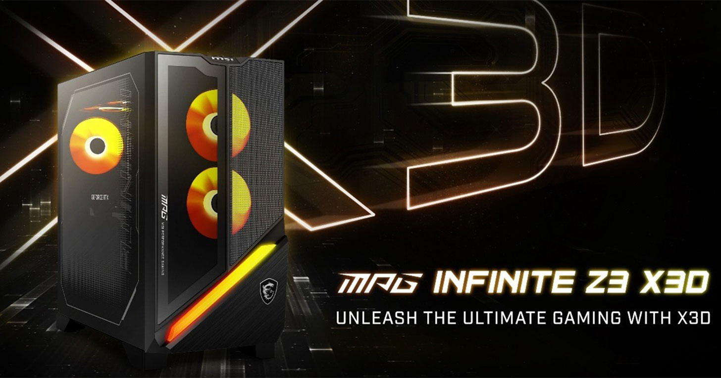 MSI 推出 MPG Infinite Z3 X3D電競桌機，搭載 AMD Ryzen X3D 處理器效能更頂天 - 阿祥的網路筆記本