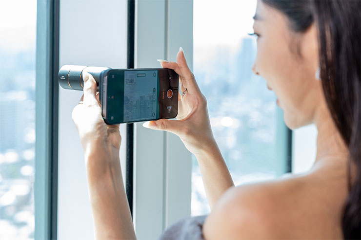 加裝OPPO哈蘇專業增距鏡使用情境照