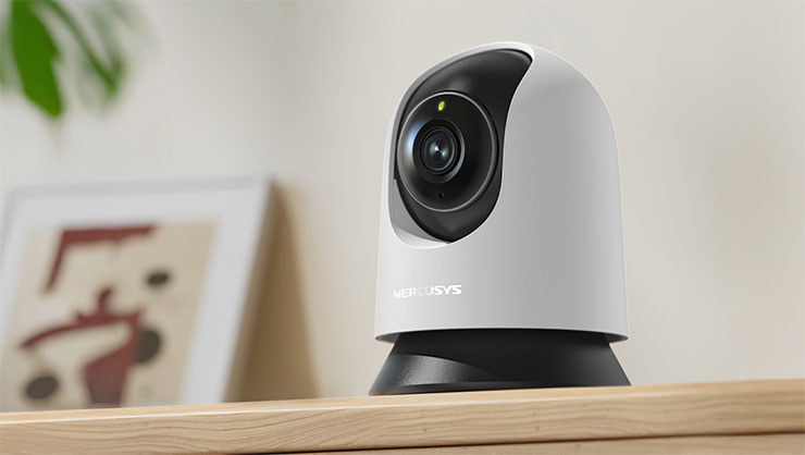 Wi-Fi 7 全民升級時代來臨~水星網路 Mercusys 雙 11 超值優惠開跑! - 阿祥的網路筆記本 MC210 旋轉式 Wi-Fi 網路攝影機主打「平價也能 All-in-One」,搭載紅外夜視、移動偵測與智慧追蹤,千元內升級居家安全。