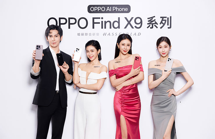 OPPO Find X9 系列，將再次刷新旗艦機標準，集結OPPO首款2億畫素鏡頭、聯發科技天璣9500晶片、業界領先7500mAh超大電量