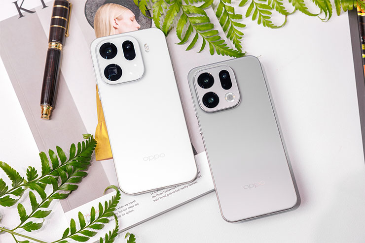 Find X9 霜月白、曜鈦灰