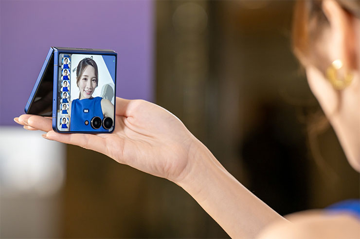 派對美拍必備摺疊機Galaxy Z Flip7，免手持、免腳架便能自拍時尚大片