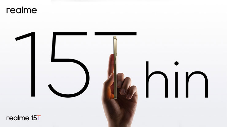 realme 15T 即日起上市!5000 萬畫素 AI 相機、7000mAh 大電量與防水防塵都有,挑戰萬元內最強規格 - 阿祥的網路筆記本 realme 15T內建7000mAh大電池,鈦空灰版本機身僅7.79mm超薄、重量僅181g,兼具強勁續航與輕薄舒適的手感。
