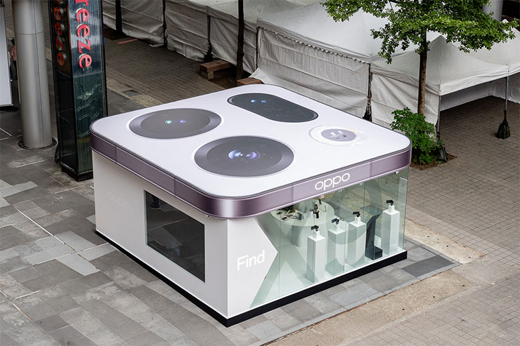 OPPO 哈蘇大師鏡頭登陸信義區!Find X9 系列體驗空間限時登場 - 阿祥的網路筆記本 OPPO Find X9 系列限時體驗空間,以象徵全機靈魂的「哈蘇鏡頭」為設計靈感,打造獨特造型屋頂,成為台北信義區最亮眼的新地標
