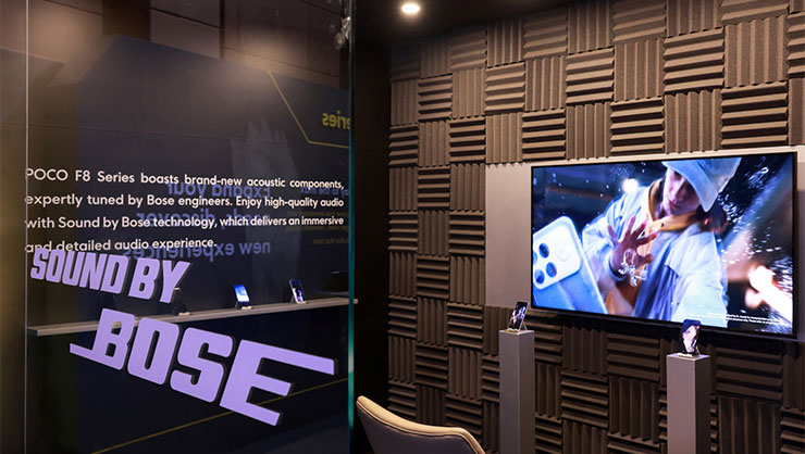 全新旗艦機款 POCO F8 Series 這次為手機音響市場砸下一顆震撼彈，首次聯手大廠 Bose 使用 Sound by Bose 聲學技術