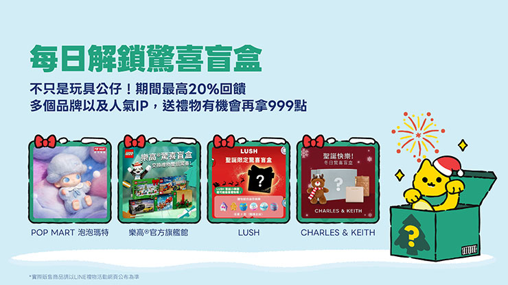 LINE禮物 2025 歲末送禮「我 LINE 給你」活動開跑 - 阿祥的網路筆記本 每日解鎖LINE禮物驚喜盲盒還可享驚喜點數回饋