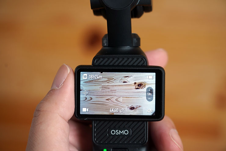 TEAMGROUP ULTRA MicroSDXC A2 V30 安裝至 DJI OSMO Pocket 3 中，並切換至 4K60fps 錄製格式，系統預估可錄製時間長達 18 小時 24 分鐘之多。