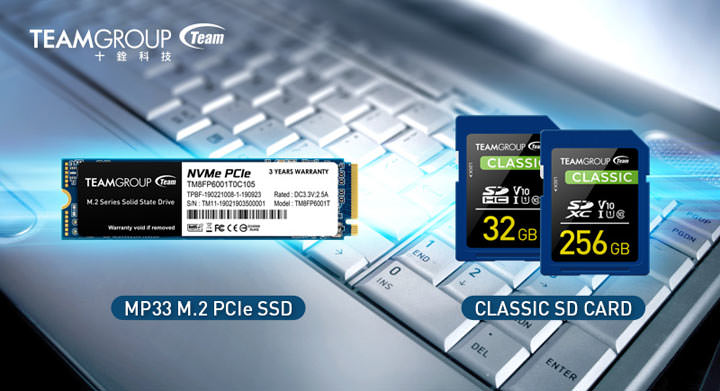 [PC] 十銓科技推出 MP33 M.2 PCIe 固態硬碟及Full-HD 錄製拍攝專用 Classic SD 記憶卡 - 阿祥的網路筆記本