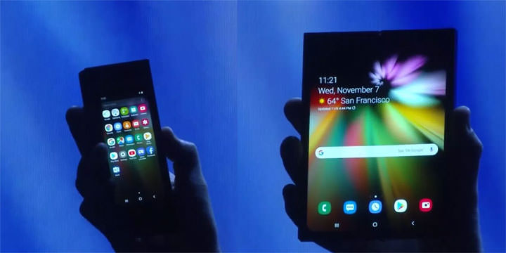 [SDC 2018] 三星開發者大會展示 Infinity Flex Display 可折疊式螢幕原型手機：內外雙螢幕，實現手機變平板！ - 阿祥的網路筆記本